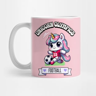 Football Unicorn Olympics ⚽🦄 - Goal! Score with Cuteness! Mug